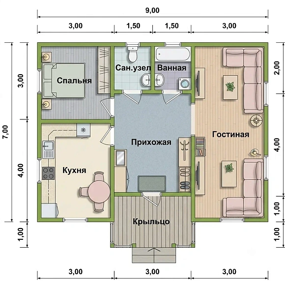 Планировка — ДК-19